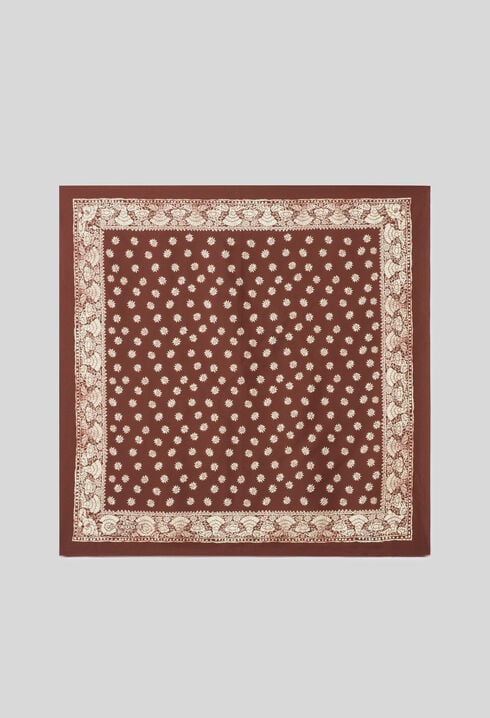 Bedrucktes quadratisches Halstuch
