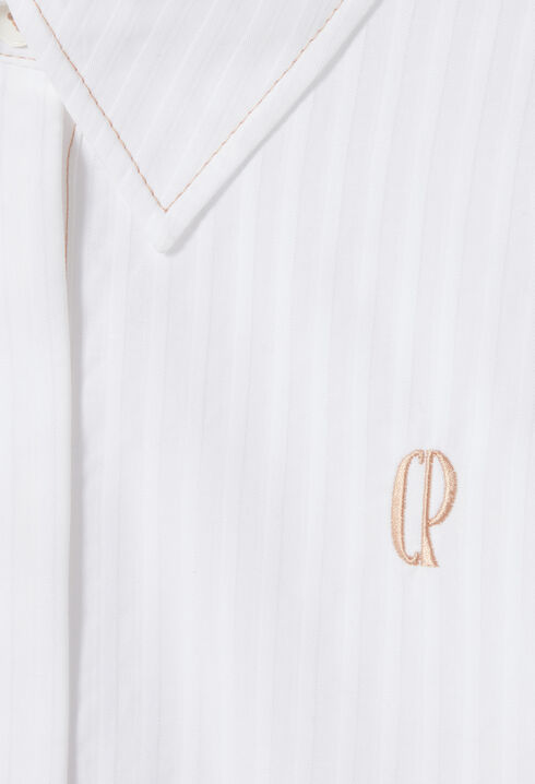 Gestreiftes Popeline-Hemd