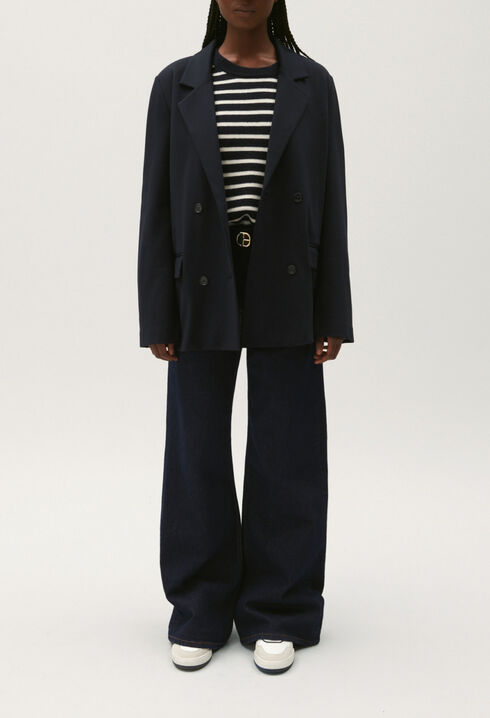 Marineblauer Blazer
