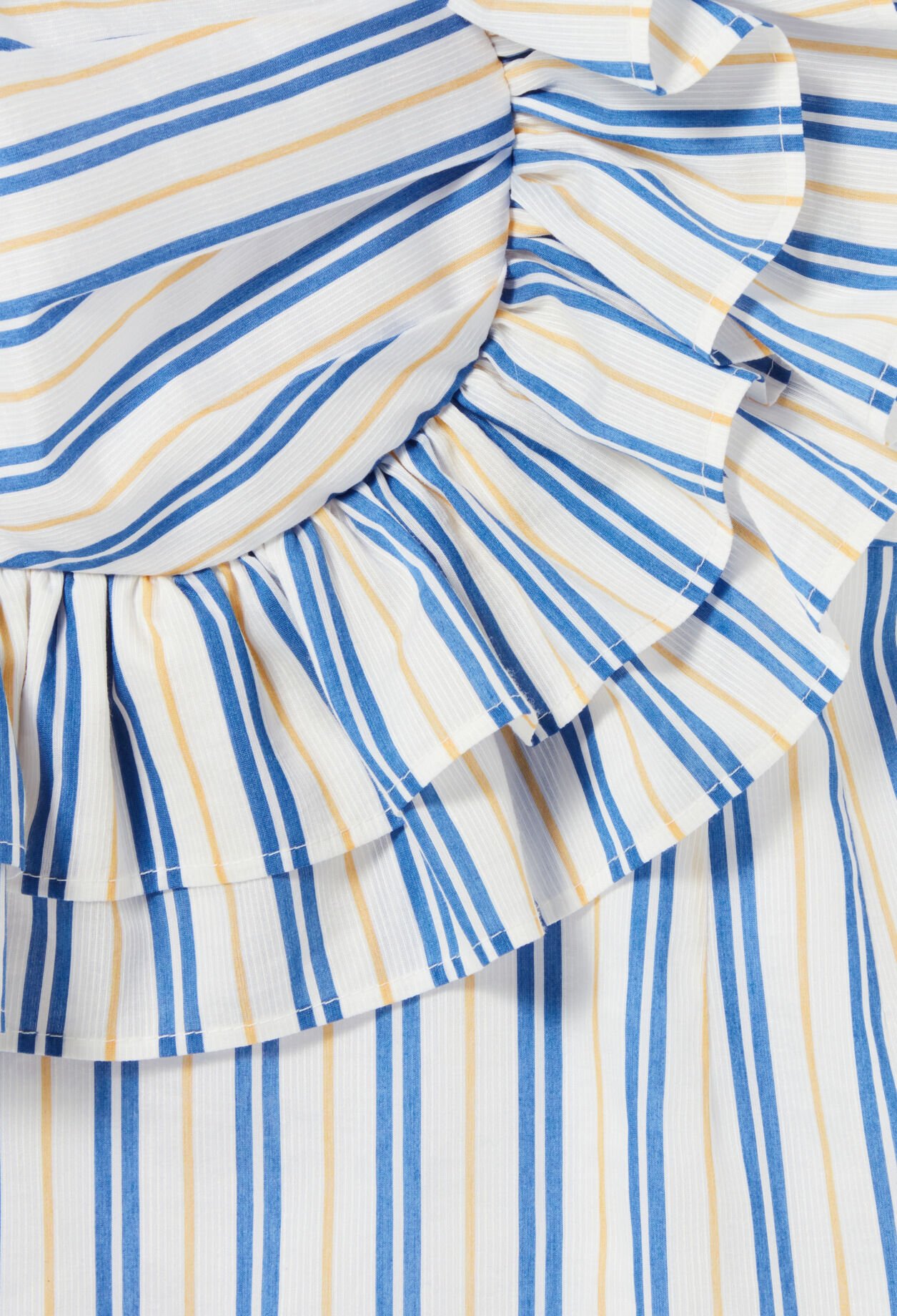 Kurzes Kleid mit Rüschen