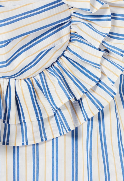 Kurzes Kleid mit Rüschen