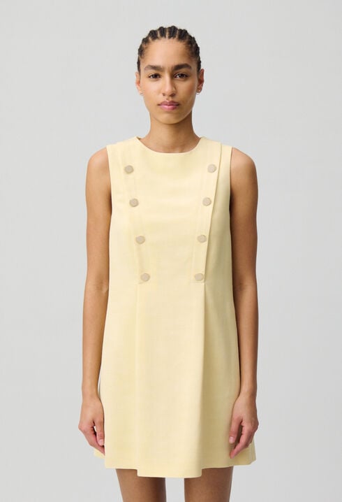 Tailliertes kurzes Kleid
