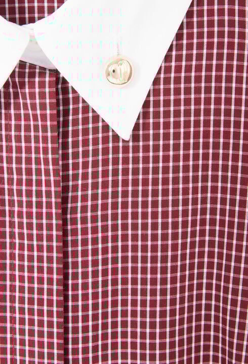 Kurzes Kleid mit Karomuster