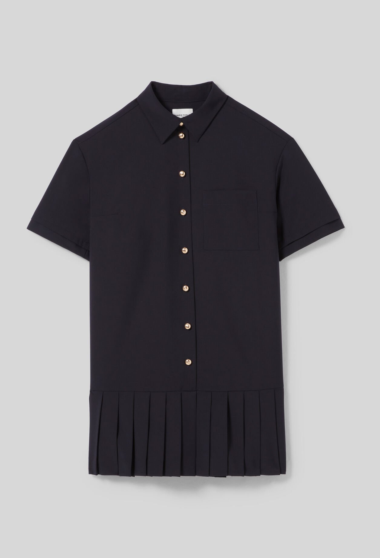 Kurzarm-Hemdkleid