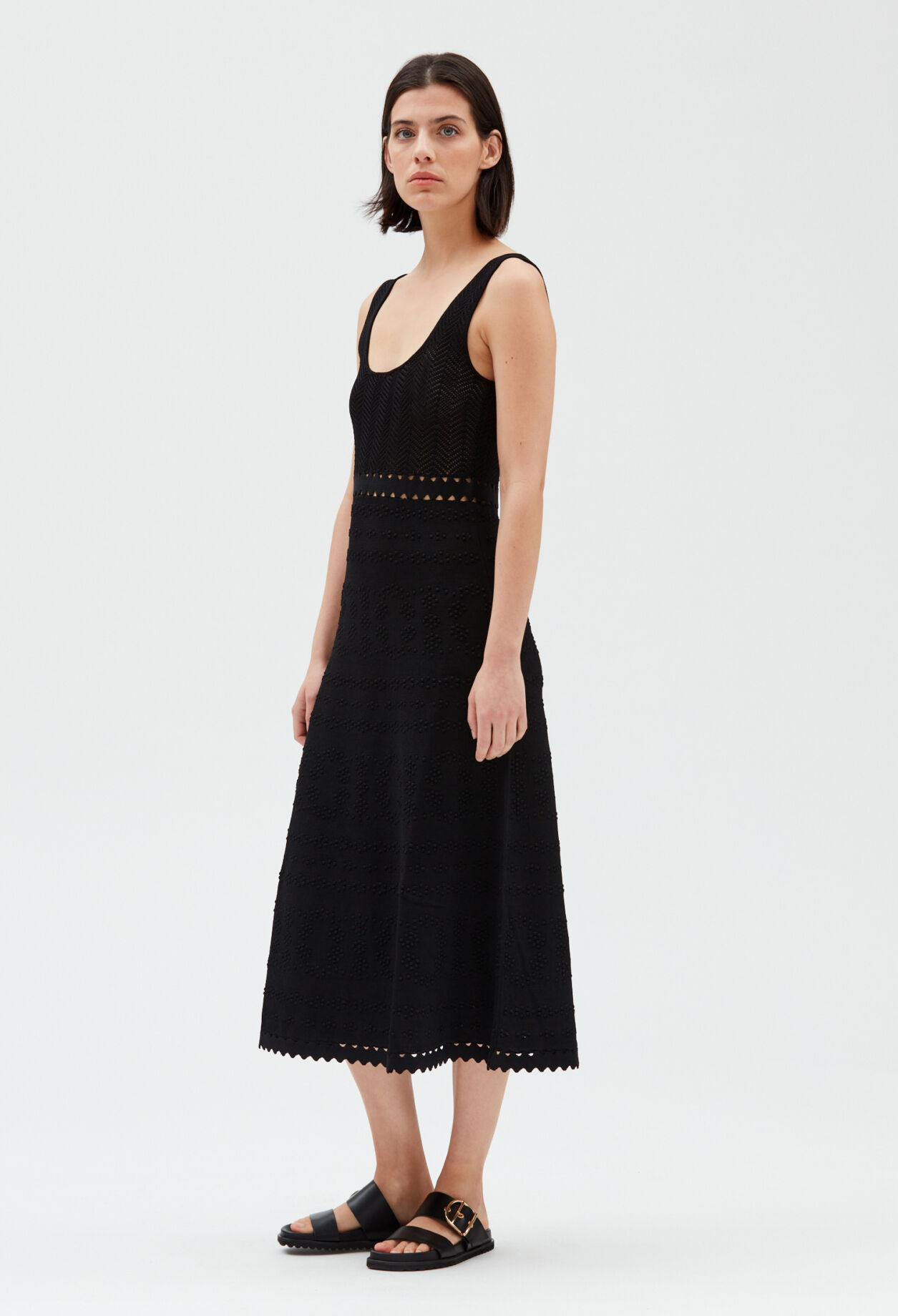 Midi-Strickkleid