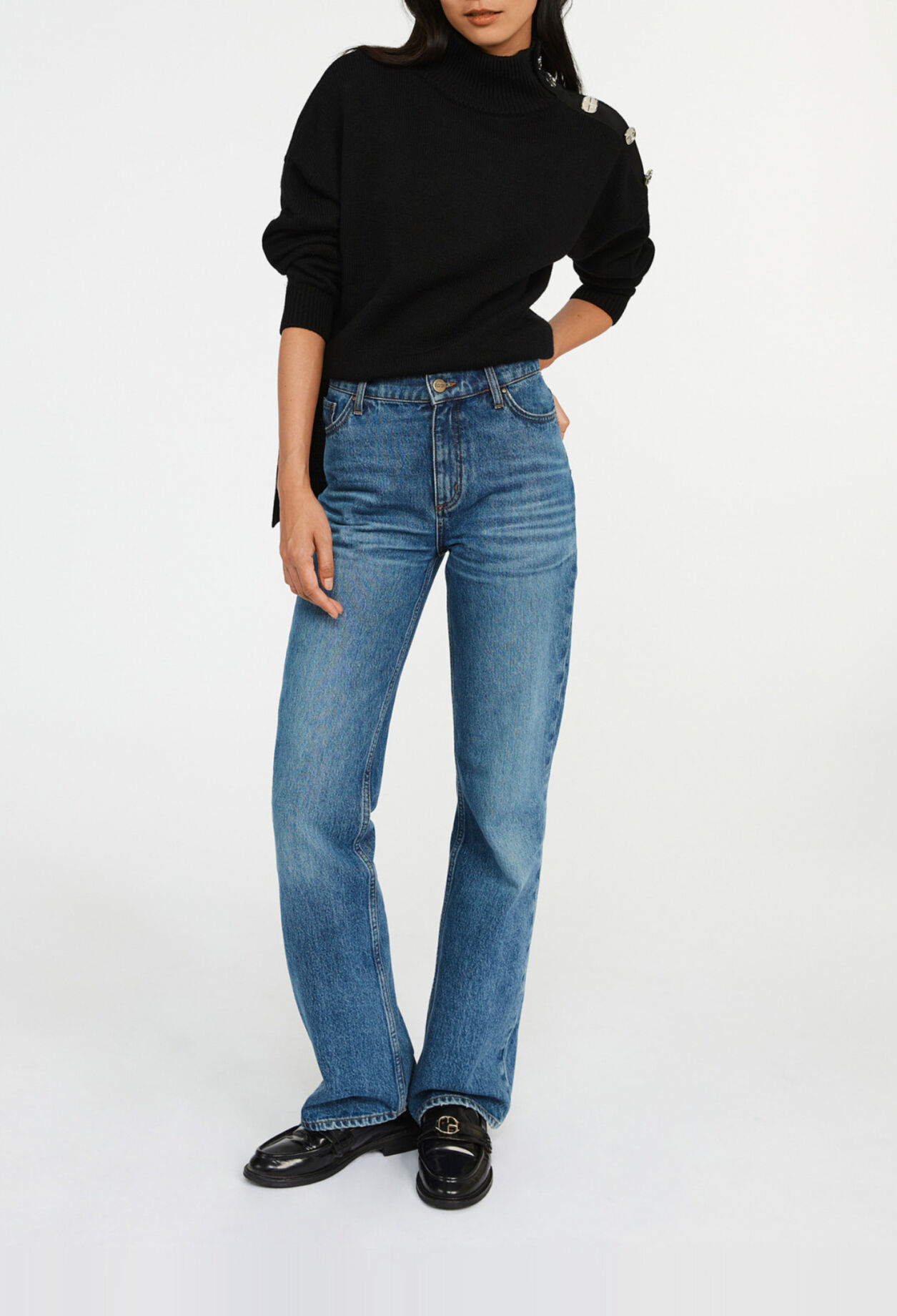 Oversize-Pullover aus Wolle
