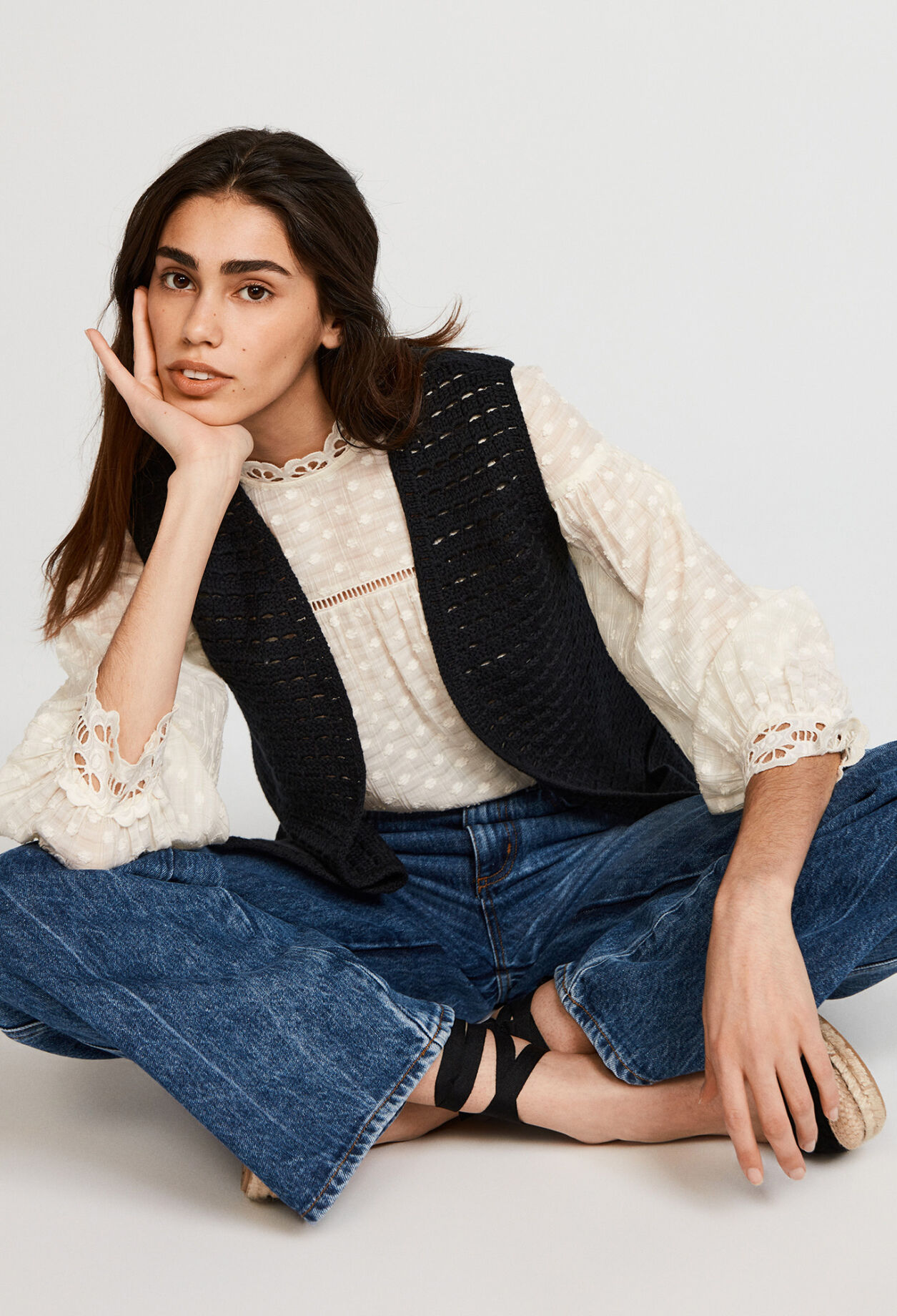 Strickjacke aus Bio-Baumwolle