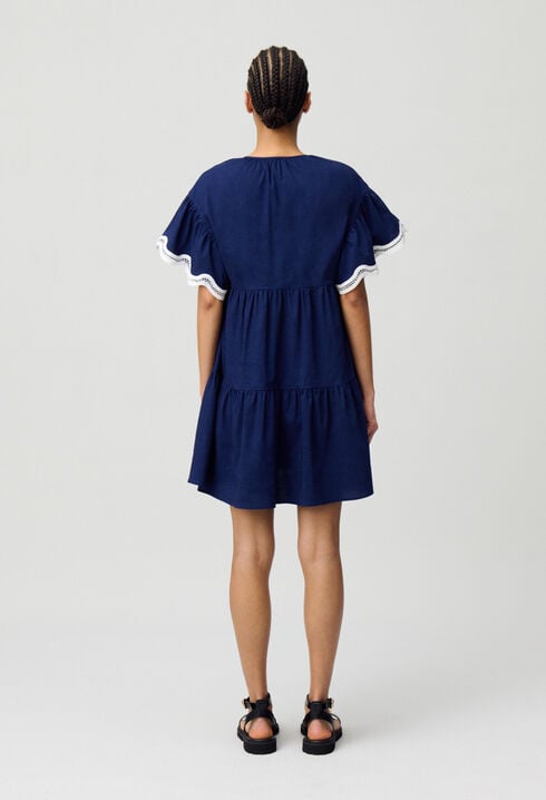 Kurzes Babydoll-Kleid