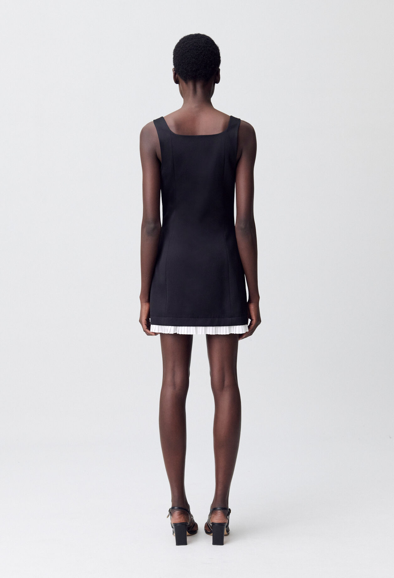 Kurzes Plisseekleid