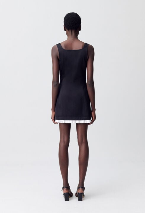 Kurzes Plisseekleid