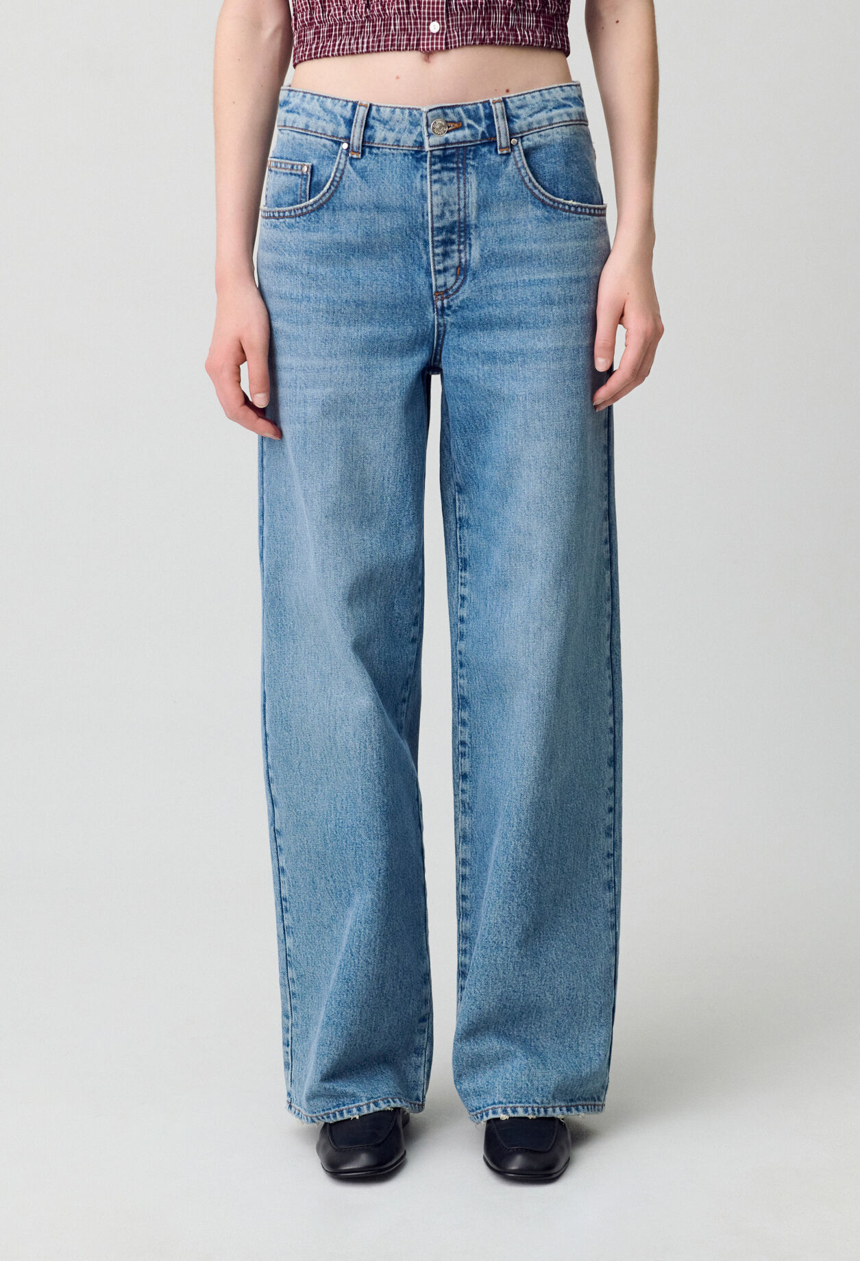 Baggy-Jeans aus Denim