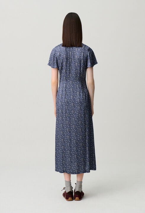 Flie&szlig;endes Print-Kleid