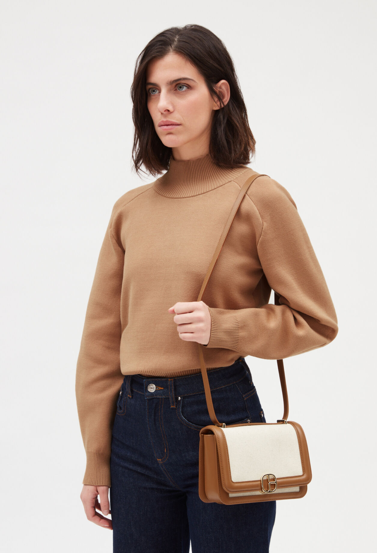 Leinentasche Alberto, beige