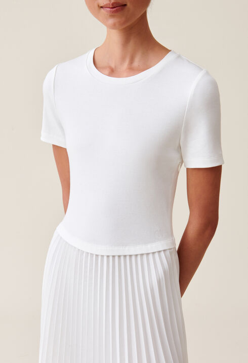 Zweistoff-Kleid Twist