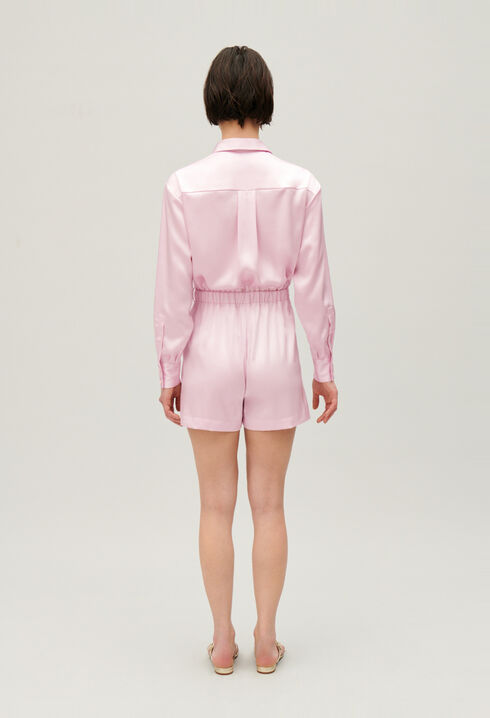 Gesmokter Playsuit Blush