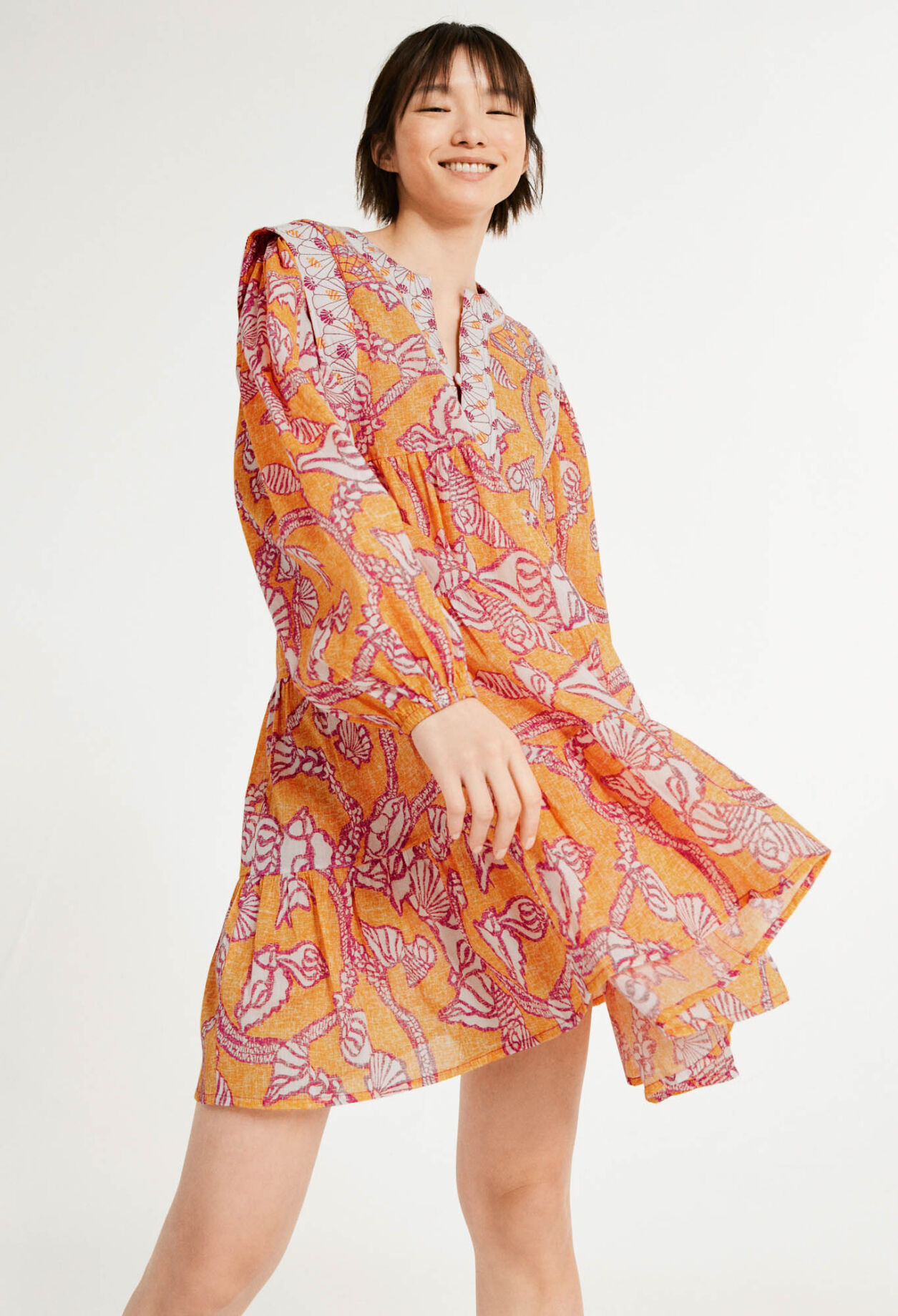 Bedrucktes Kleid