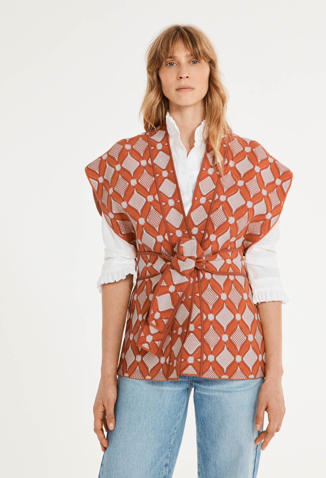 Lockerer Cardigan aus Bio-Baumwolle
