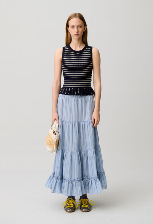 Gestreiftes Stricktop