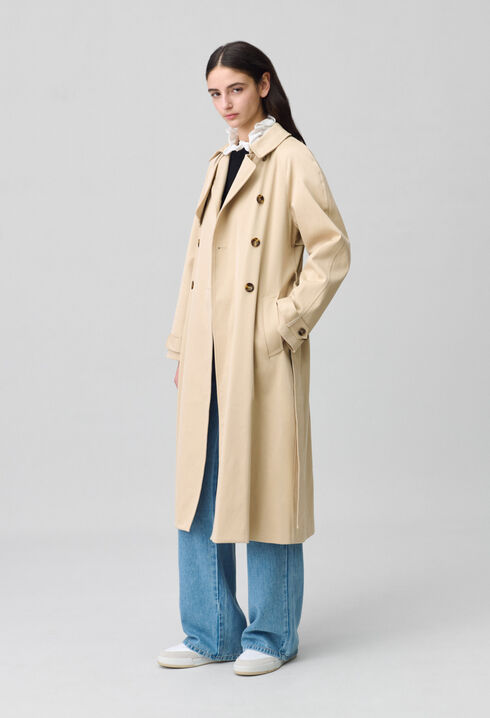 Klassischer 7/8-Trenchcoat