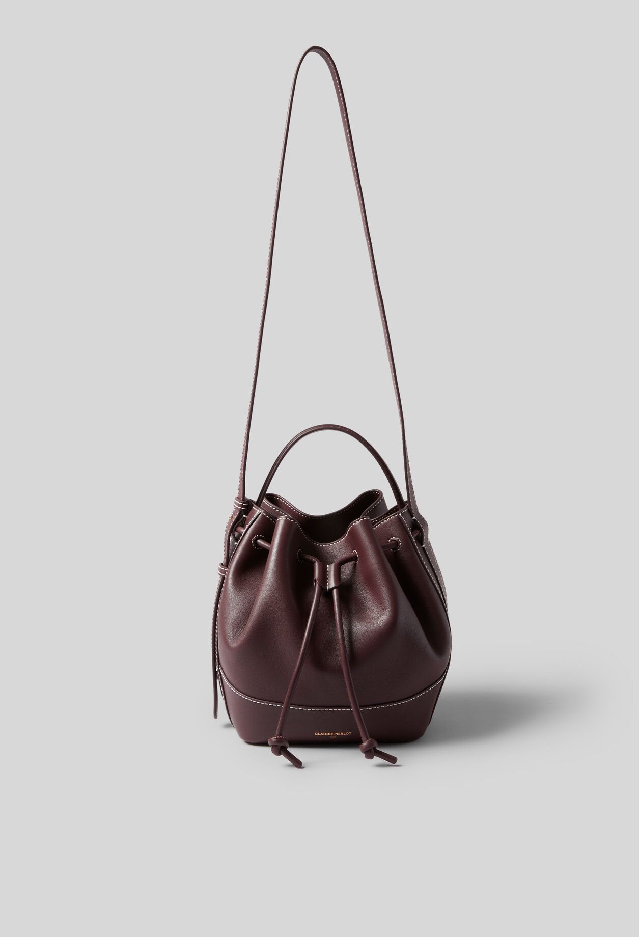 Ledertasche in Beutelform
