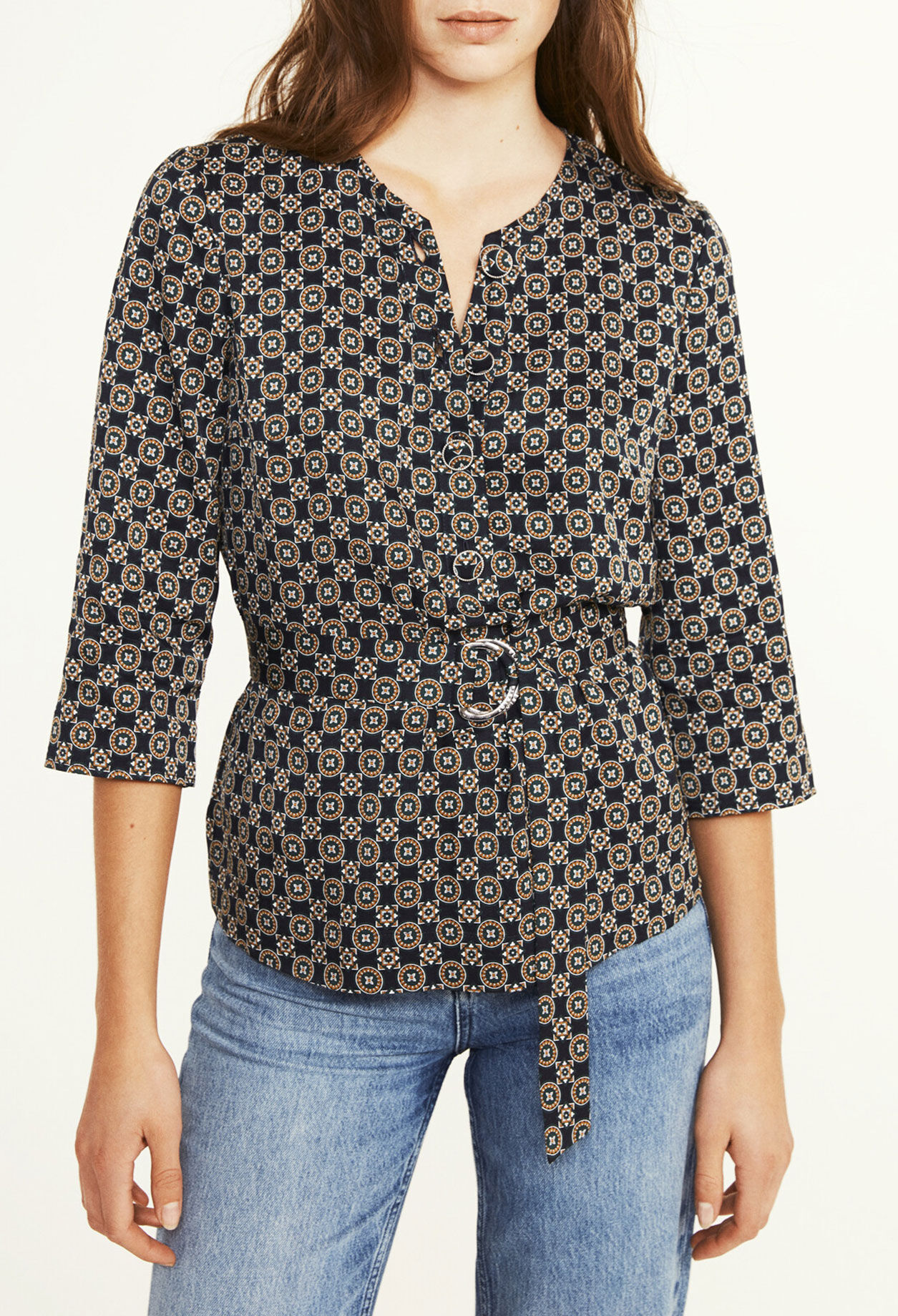 Bedruckte Bluse