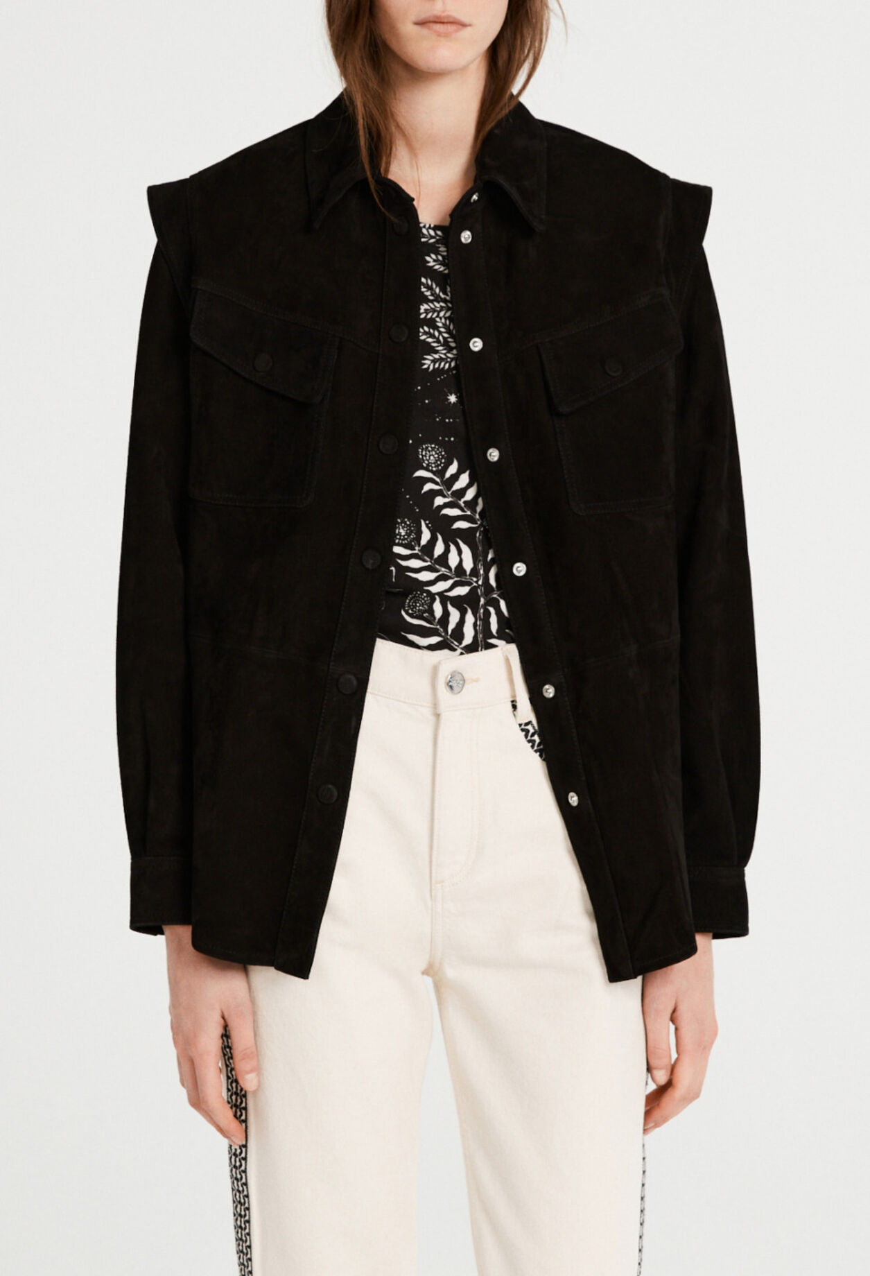 Jacke aus Wildleder