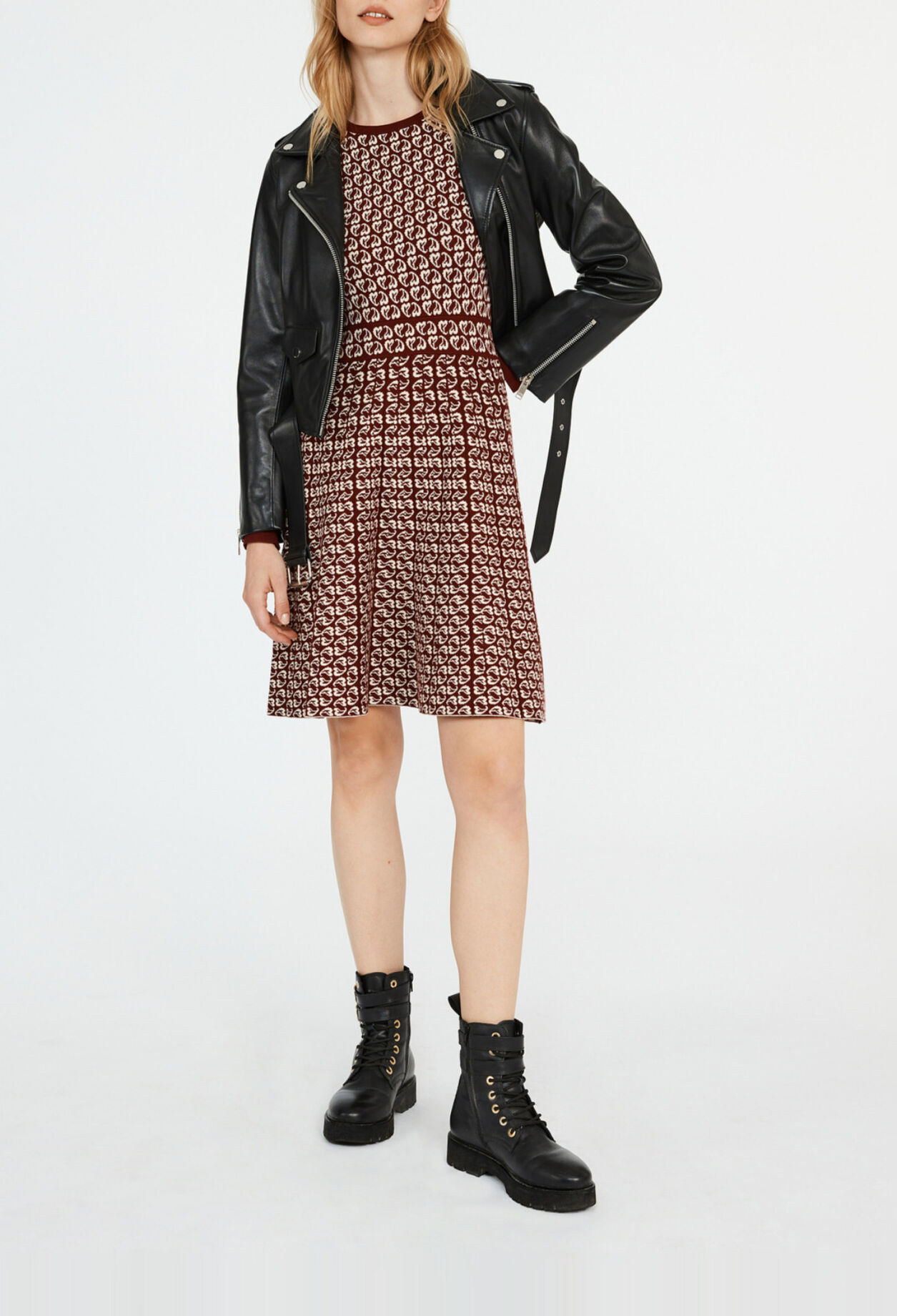Jacke verantwortungsvollem Leder