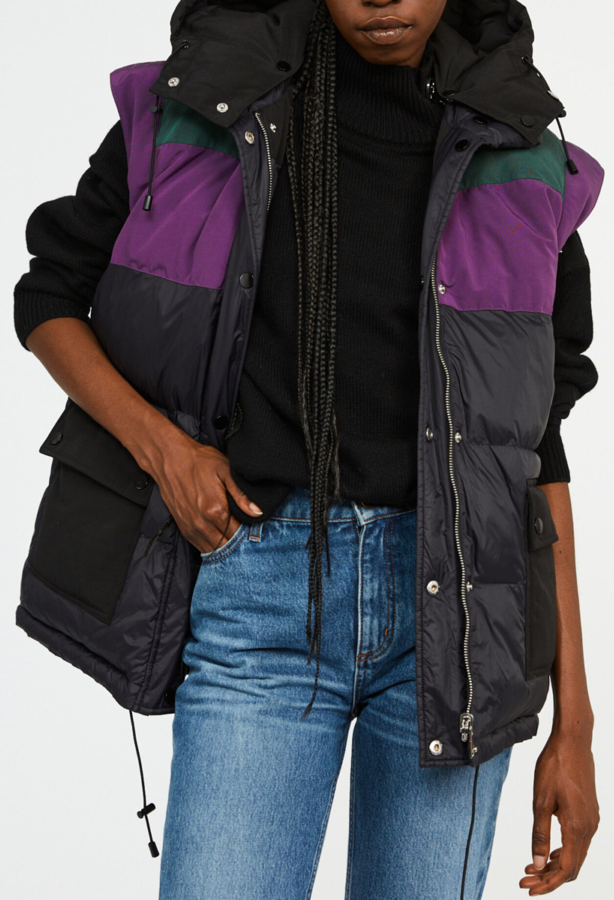 Daunenjacke mit Kapuze