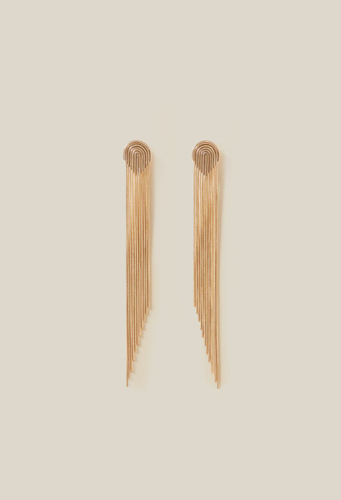 Goldene Kaskaden-Ohrringe