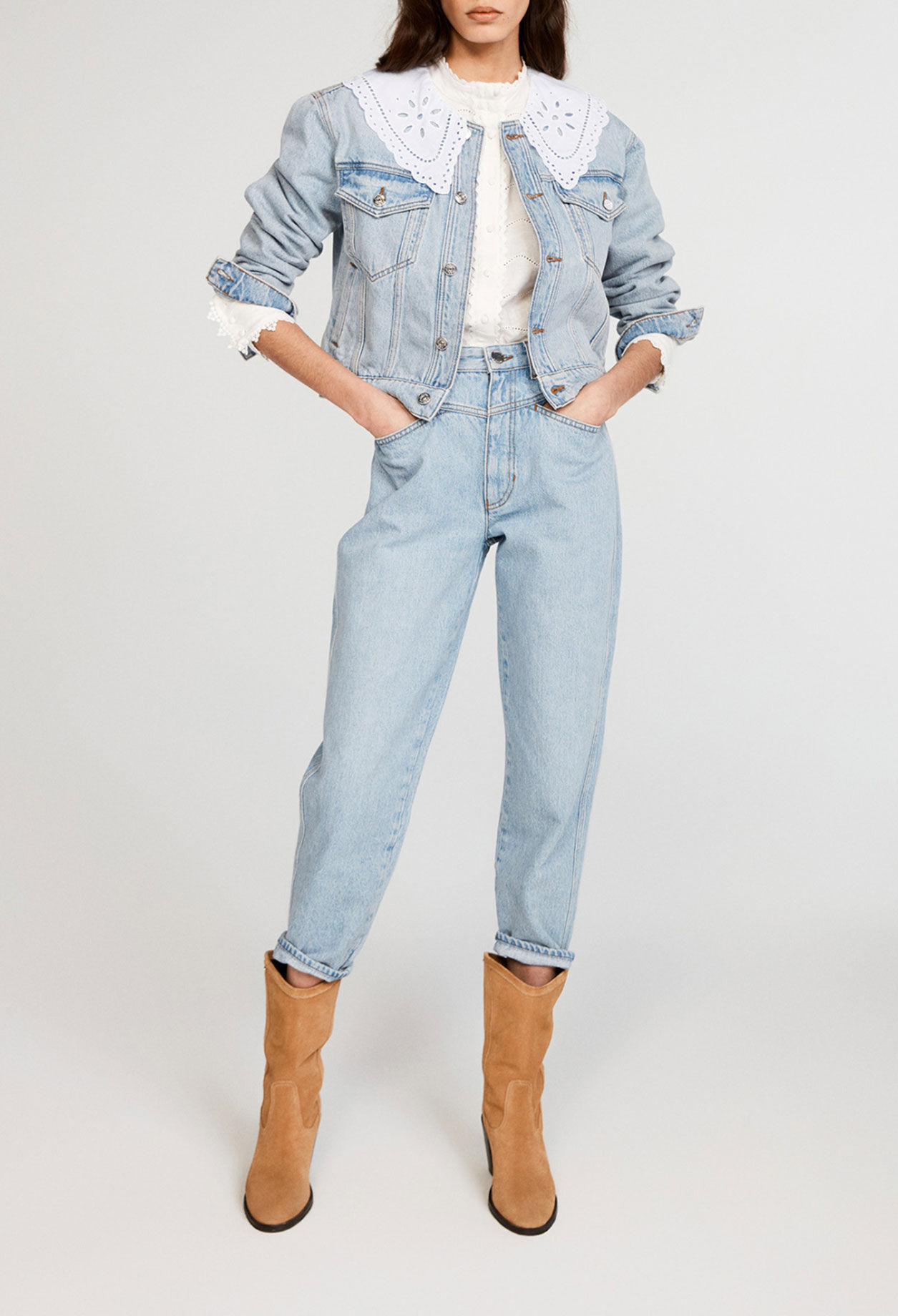 Jeans-Jacke aus Bio-Baumwolle