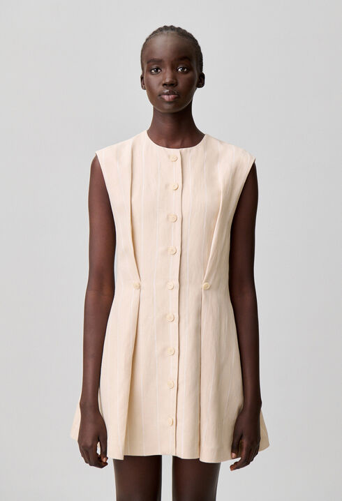 Ärmelloses kurzes Kleid