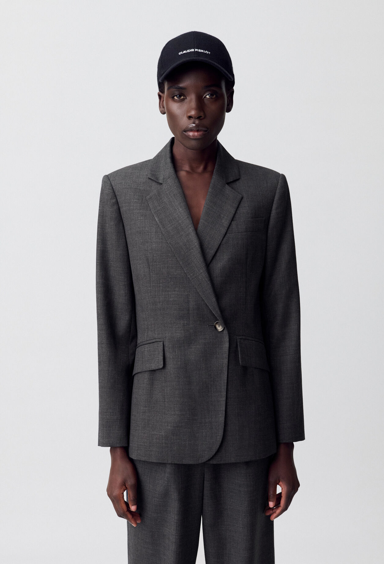 Blazer-Jacke im Anzugstil