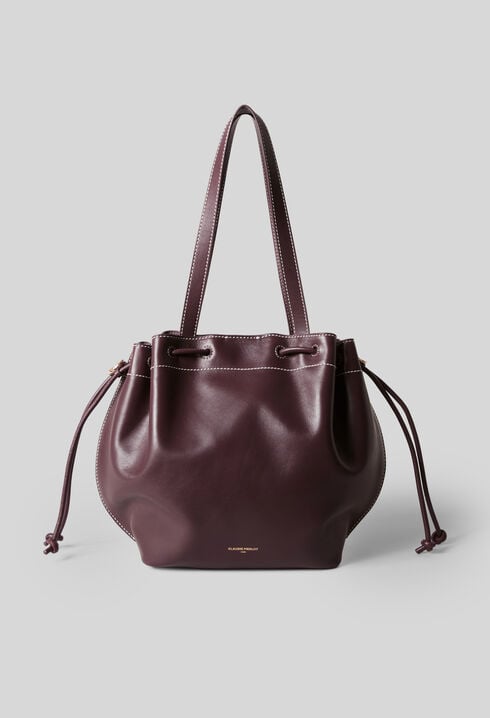 Glattleder-Shopper