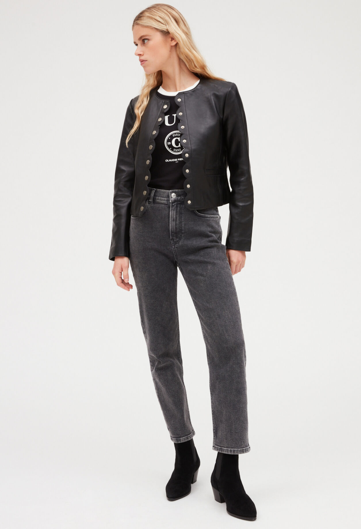 Blouson Glattleder