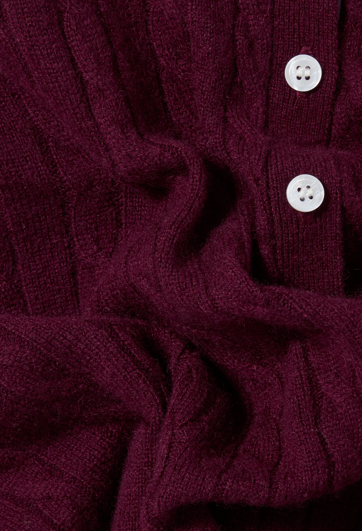 Tunisischer Kragenpullover
