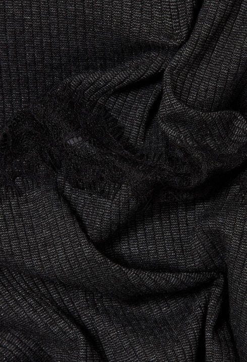 Langarm-T-Shirt mit Spitze