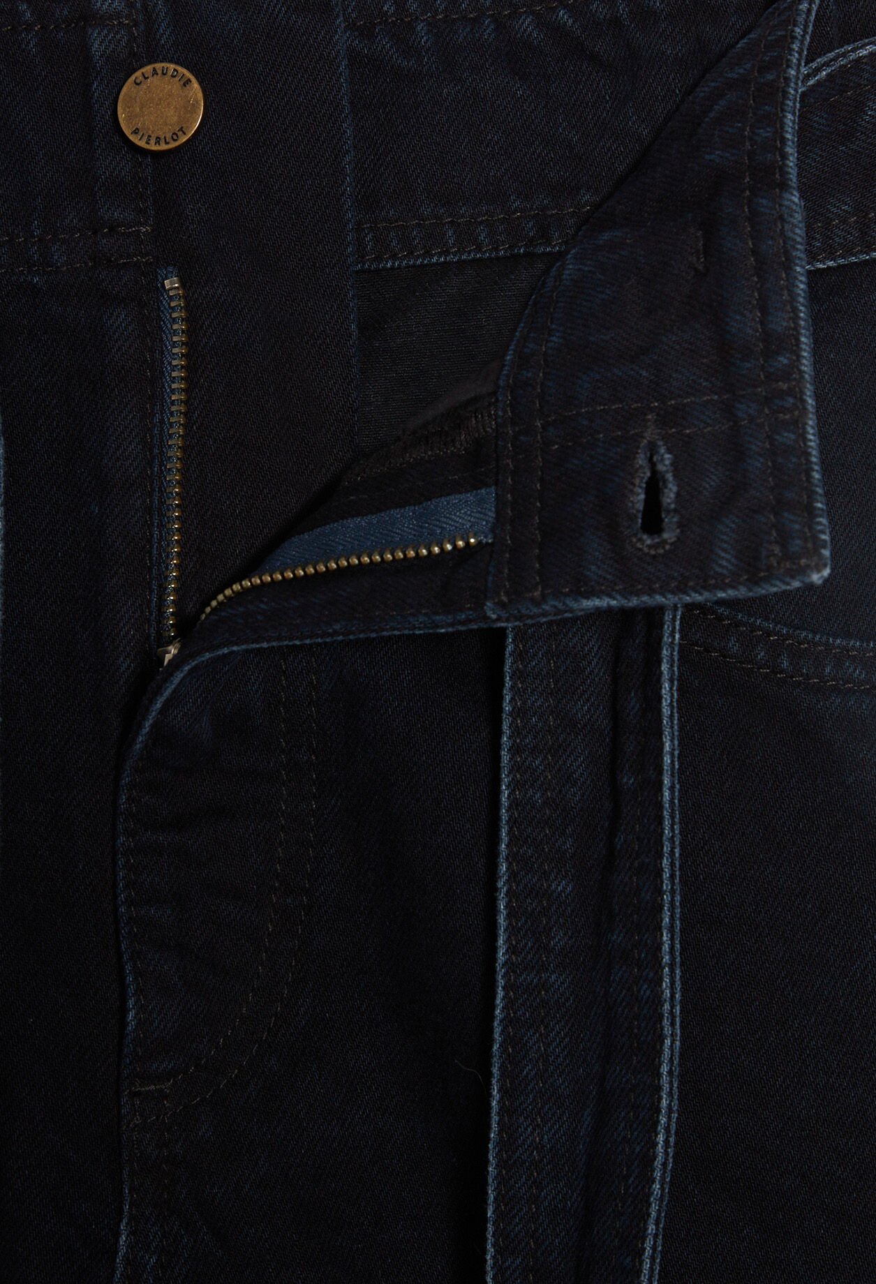 Raw-Jeans, cropped
