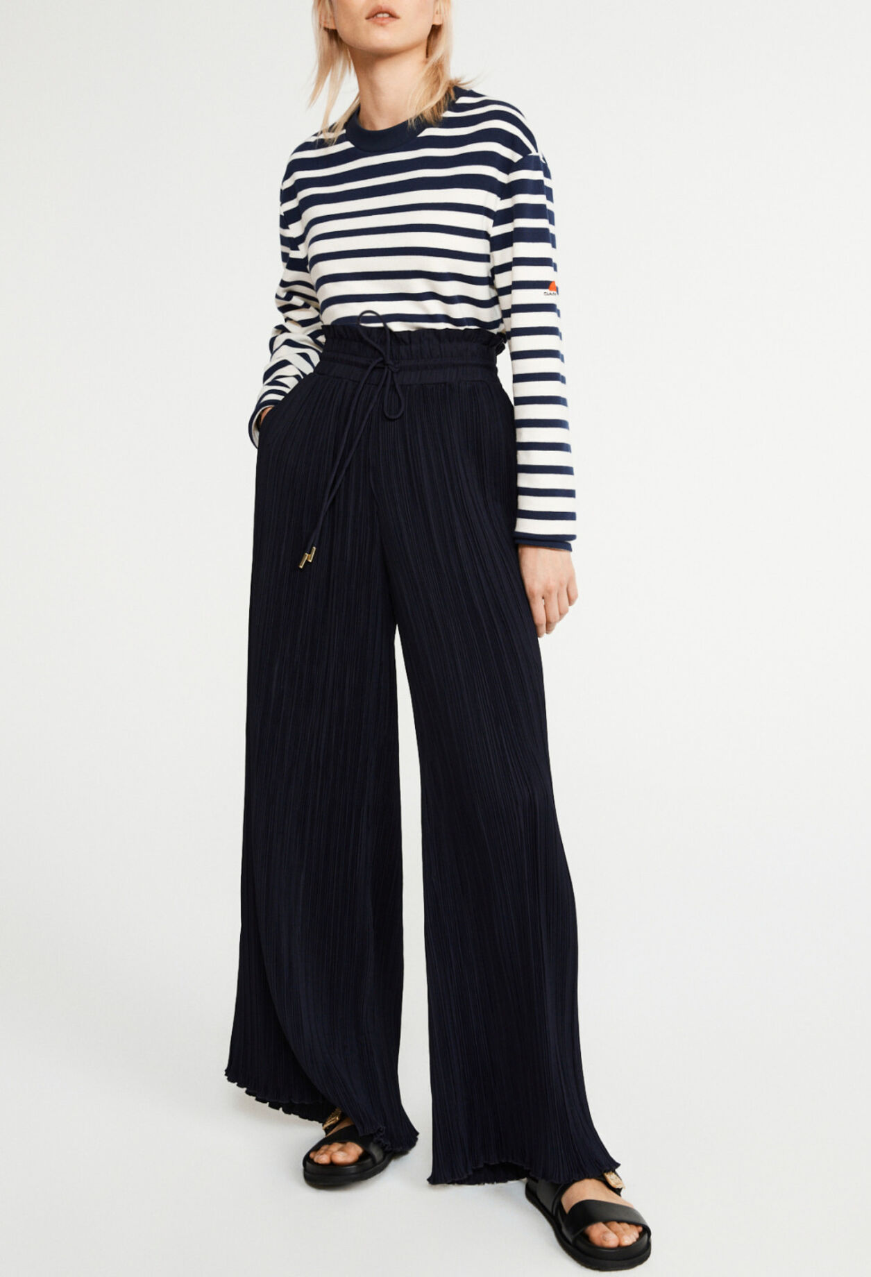 Plissierte Hose