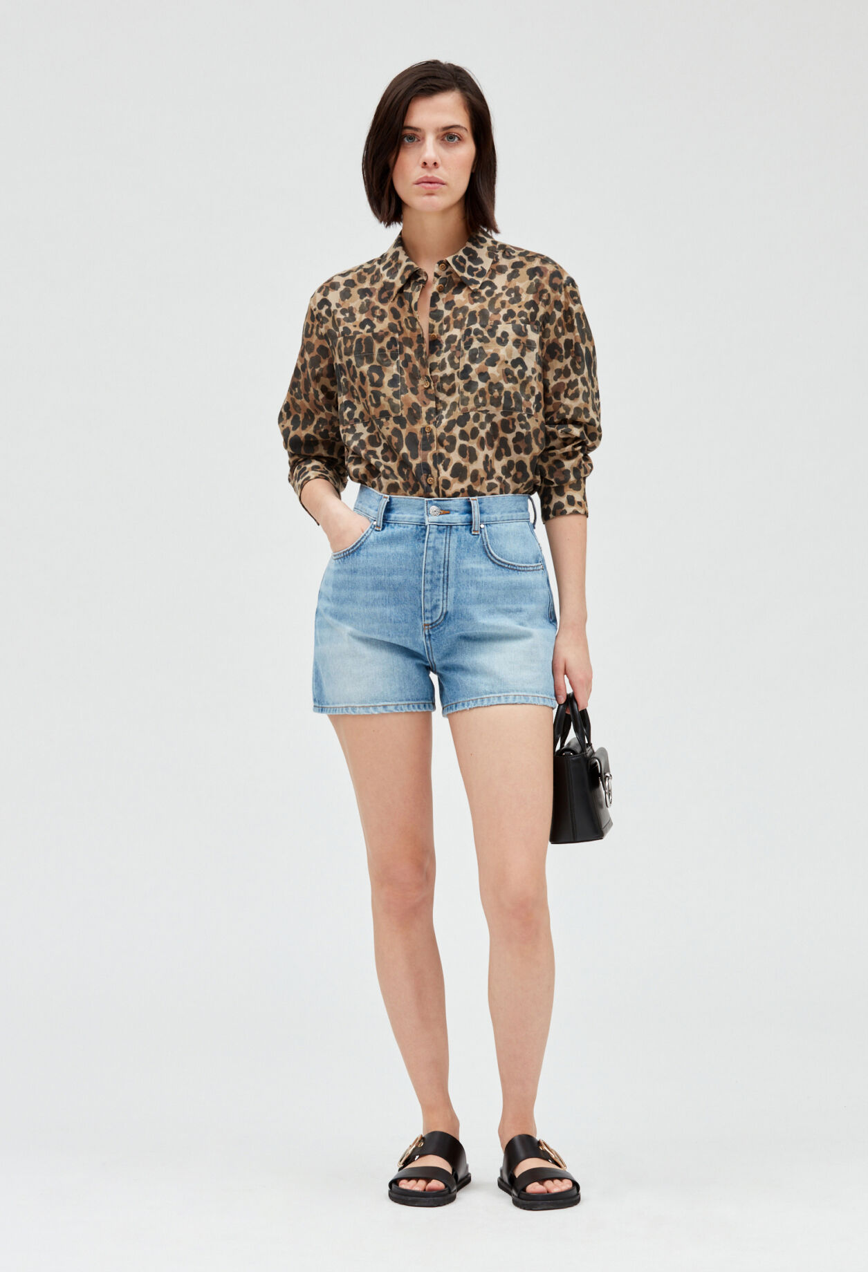 Jeans-Shorts, blau