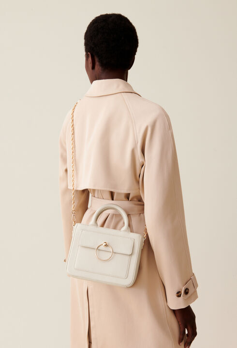Anouck Tasche genarbtem Leder Kette