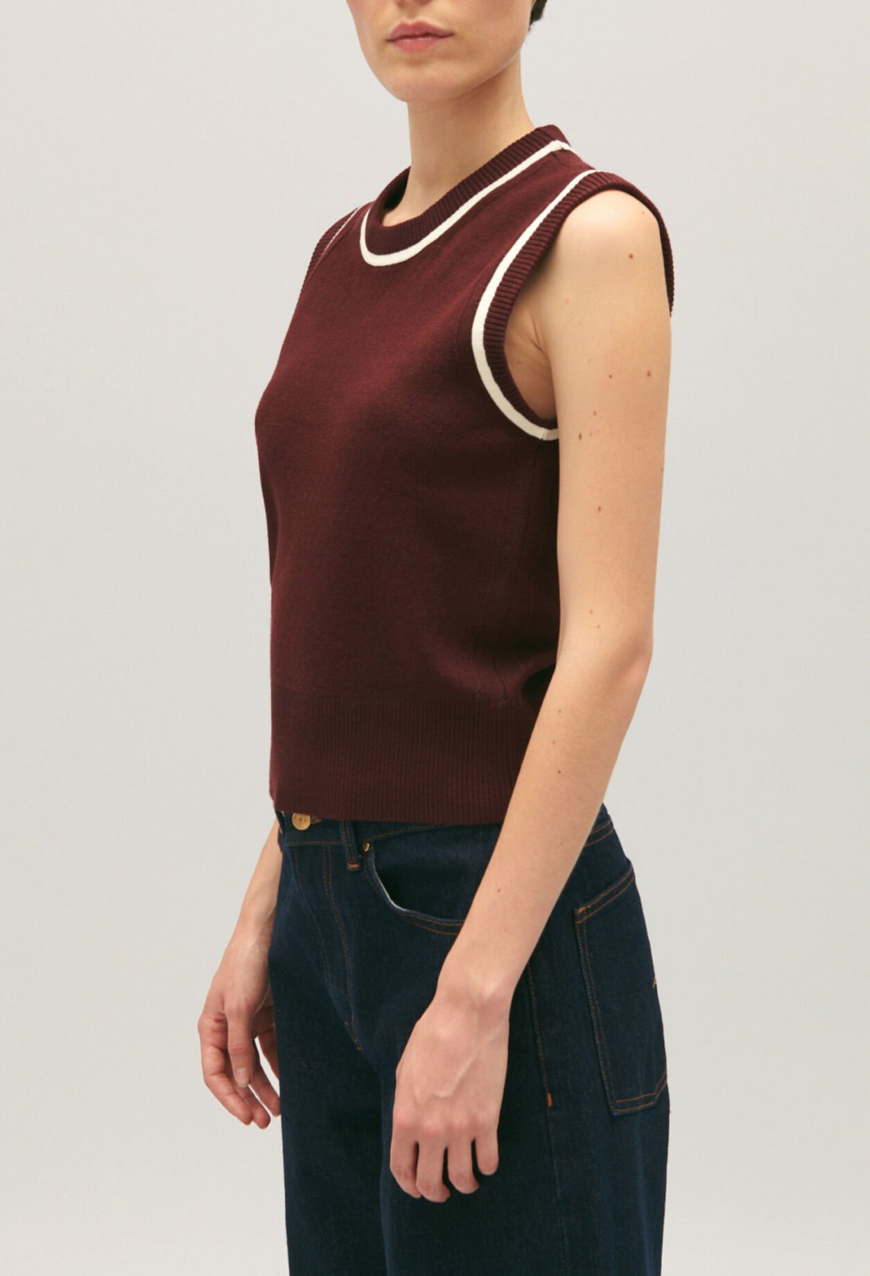 Strickpullover mit Streifen-Design