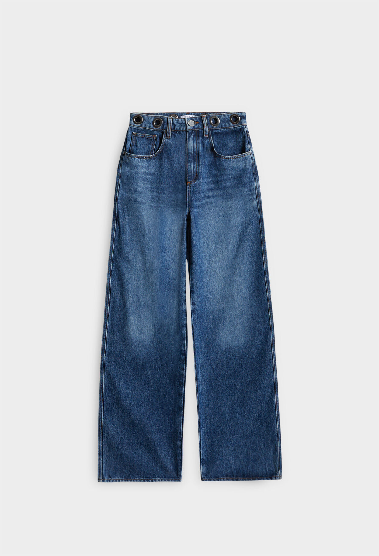 Wassersparende Ausgestellte Jeans