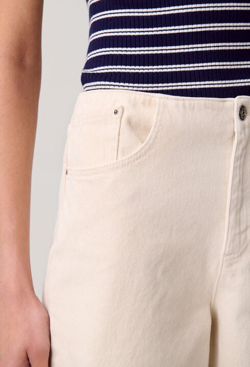 Denim-Bermuda Ecru