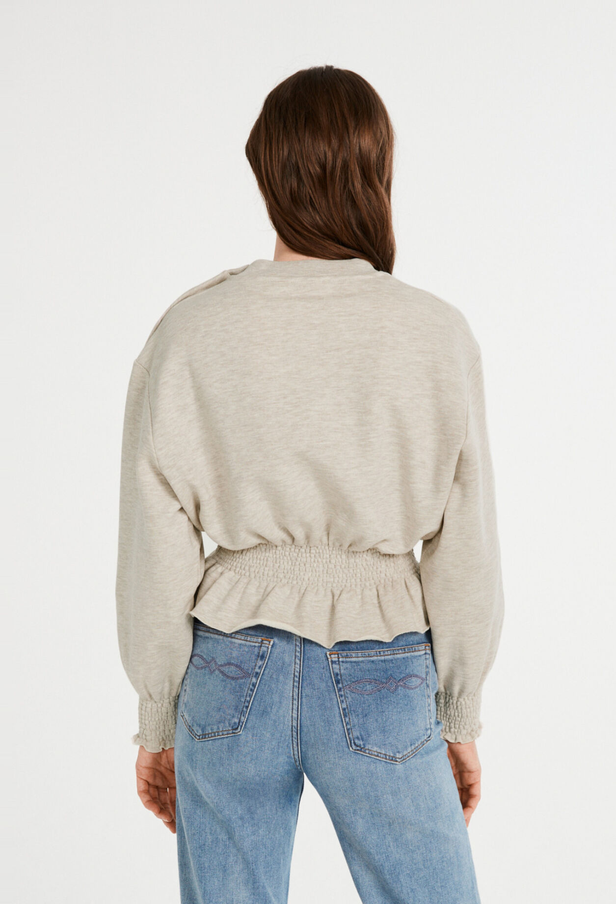 Graues Sweatshirt