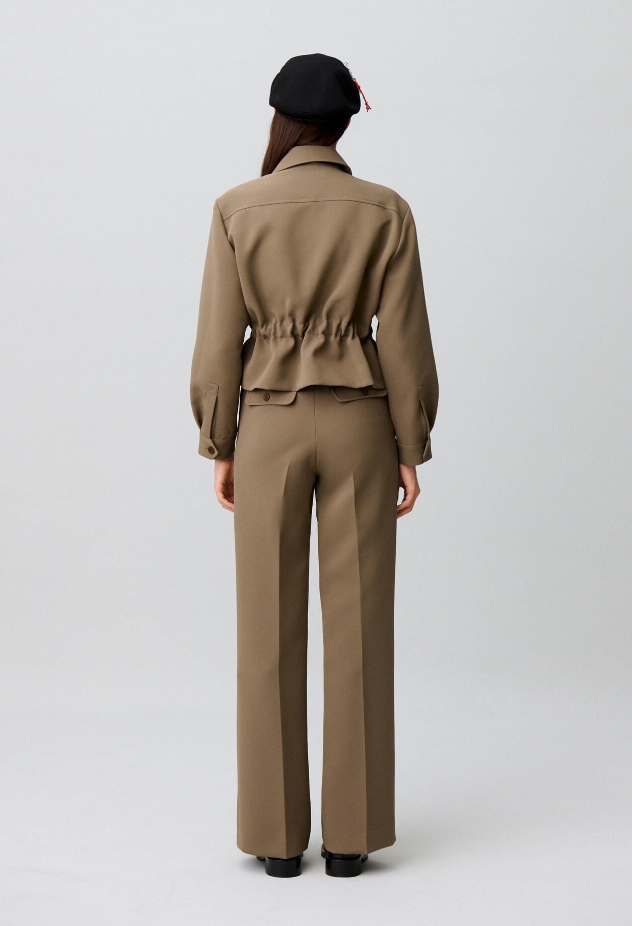 Jacke mit Sch&ouml;&szlig;chen, Goldblumen