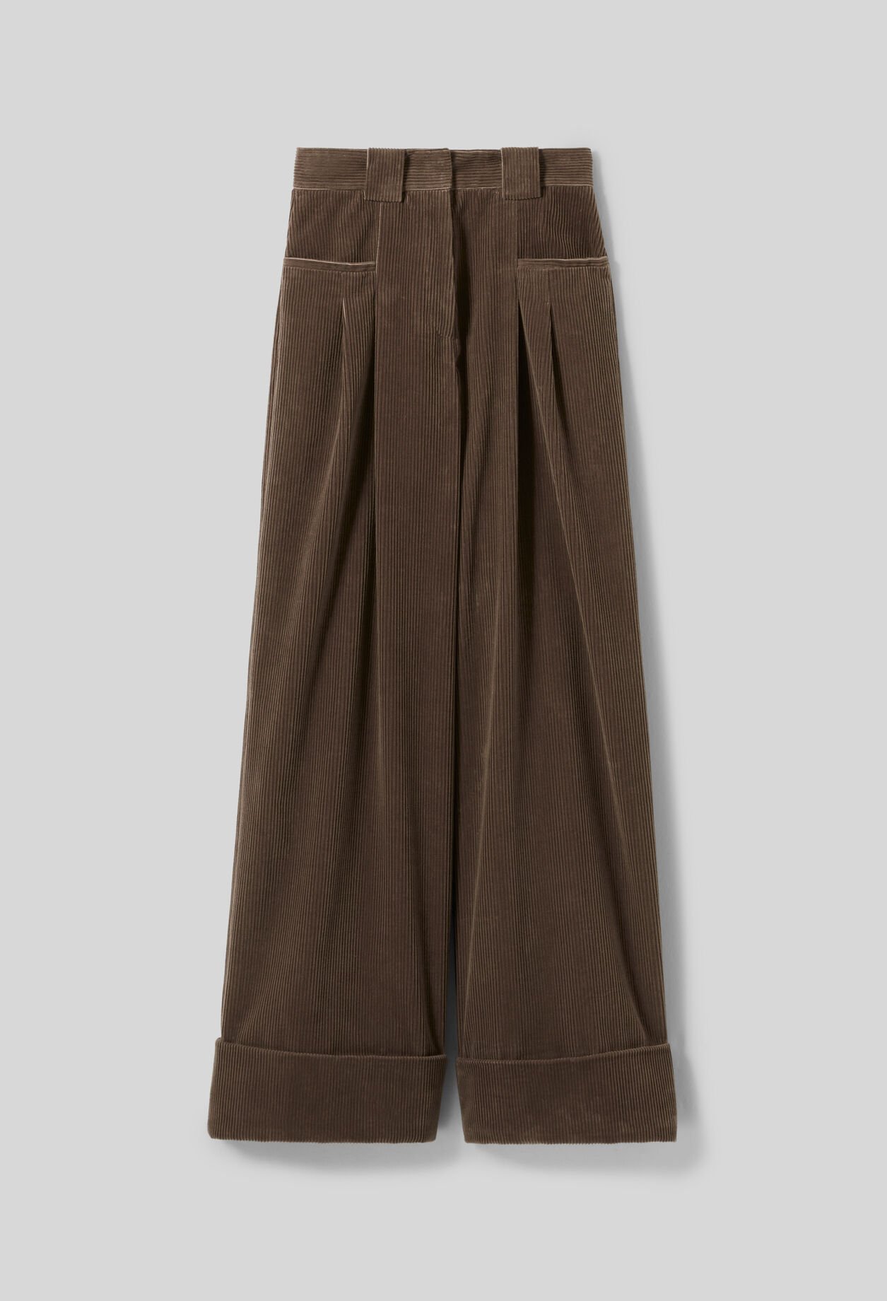 Weit geschnittene Cordhose