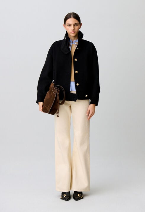Kurzer Blouson-Mantel Gold