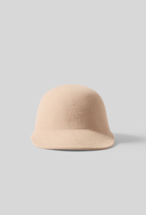 Wollfilz-Kappe Camel