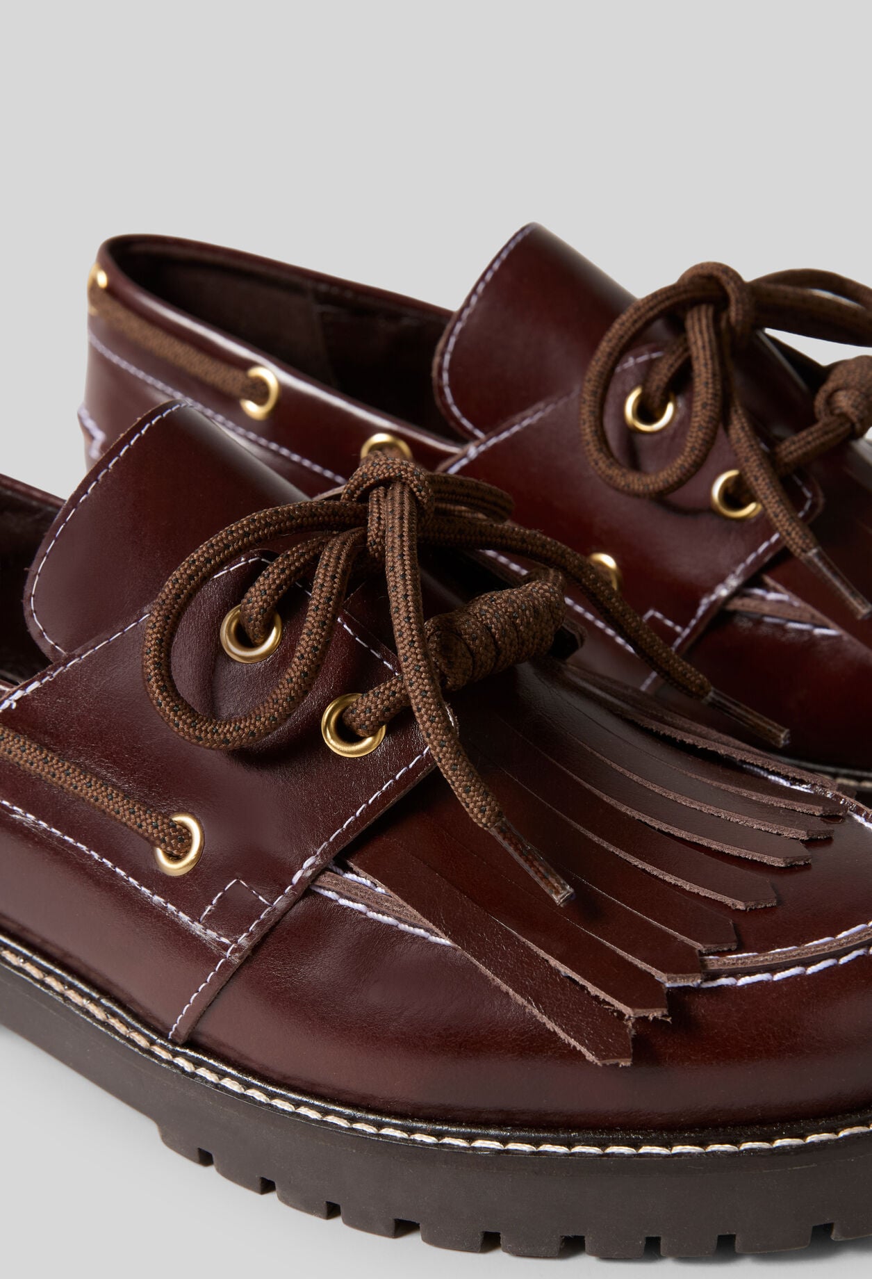 Bootsschuhe aus Leder