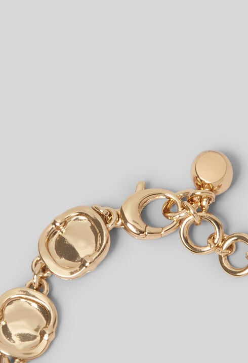 Armband mit geh&auml;mmerten Herzen